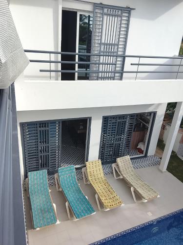 Μπαλκόνι ή βεράντα στο Villa KEUR Baye Fall