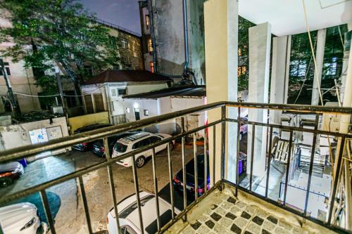ระเบียงหรือลานระเบียงของ BSC Apartment