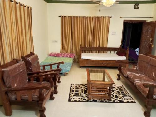 Posezení v ubytování Somanna Estate villa