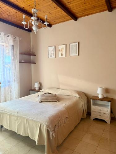 Postel nebo postele na pokoji v ubytování I colori dell'orizzonte