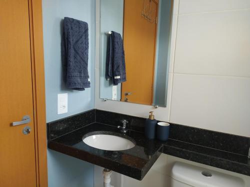 Phòng tắm tại Apto completo, elevador e segurança
