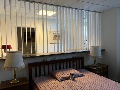 Cama o camas de una habitación en Wohnoase mit gratis Parkplatz