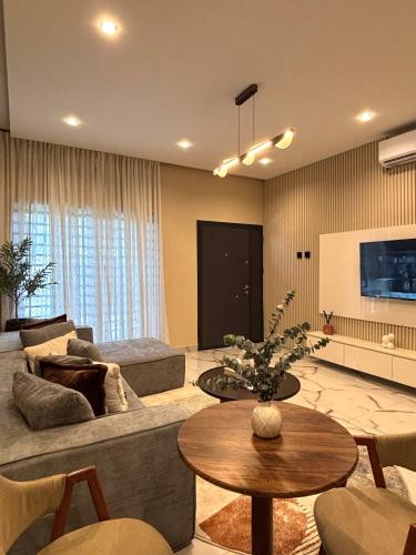 Televisyen dan/atau pusat hiburan di Bellagio Two Bedrooms