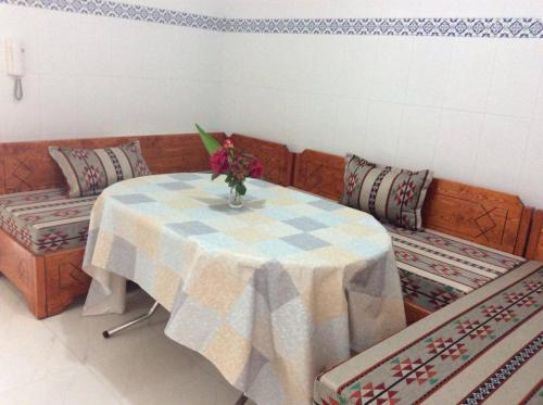 Ruang duduk di Maison Myriam