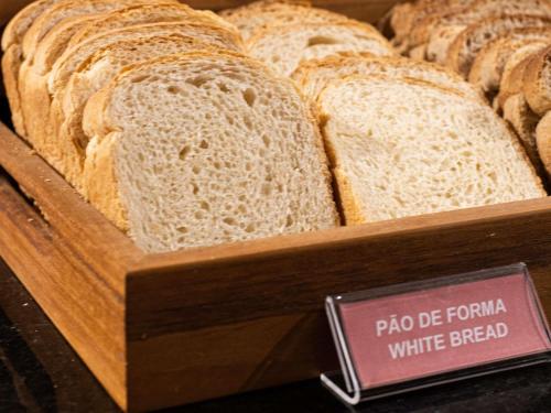a loaf of bread on a display in a store at ibis Barra do Garcas in Barra do Garças