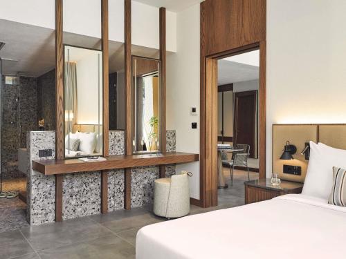 Katil atau katil-katil dalam bilik di Hyde Bodrum - Ultra All Inclusive, Adult Only