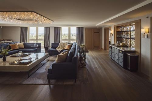 Posezení v ubytování L'Ermitage Beverly Hills