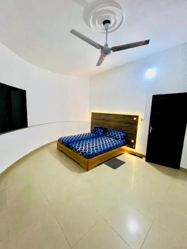 เตียงในห้องที่ Apartment villa