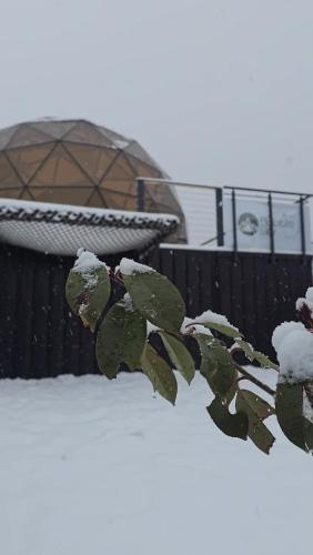 Το Bubble Sky Villas Kosove τον χειμώνα