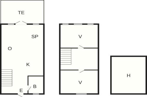 Κάτοψη του 6 person holiday home in Hadsund