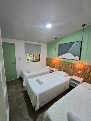 Katil atau katil-katil dalam bilik di Hotel Zelen