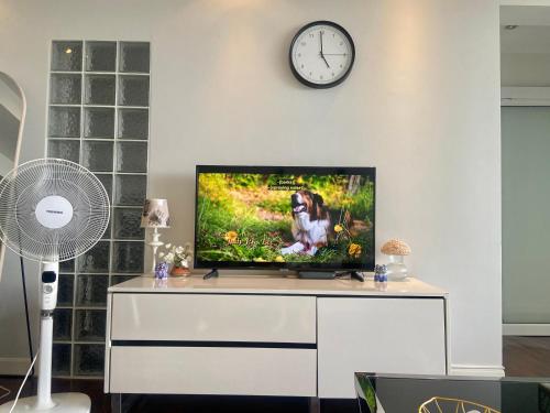 TV o dispositivi per l'intrattenimento presso Amazing Cozy Seaview condo