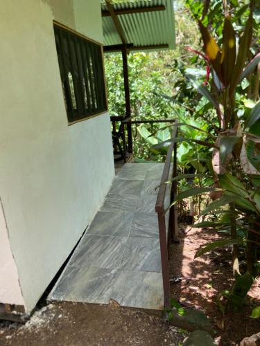 a walkway leading to a building with a window at GreenPoint Drake Bay in Drake