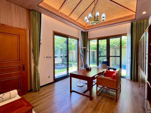 Χώρος καθιστικού στο LanyiVilla