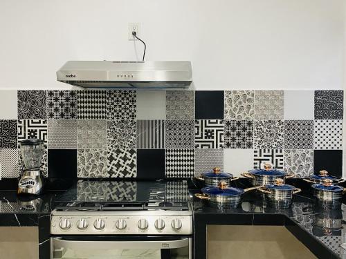 Dapur atau dapur kecil di JiuteHaus 7