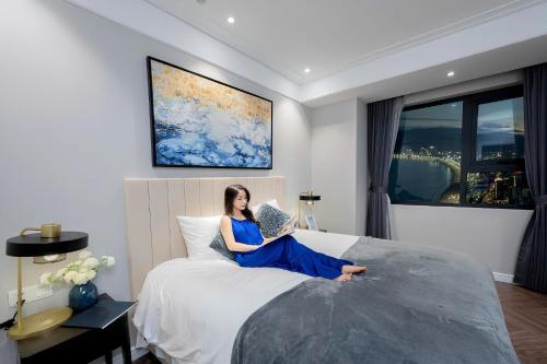 Ένα ή περισσότερα κρεβάτια σε δωμάτιο στο Luxury Apartment Altara