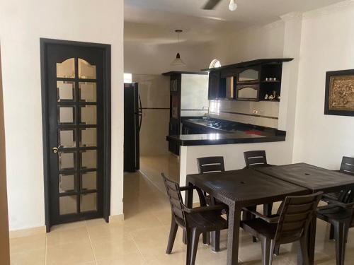 Η κουζίνα ή μικρή κουζίνα στο Villa Samari 3 casa campestre con piscina privada