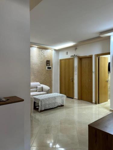Кровать или кровати в номере luxury apartment