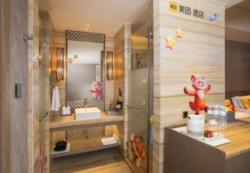 Koupelna v ubytování Mangrove Tree Resort World Qingdao