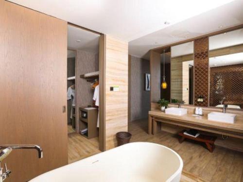Koupelna v ubytování Mangrove Tree Resort World Qingdao