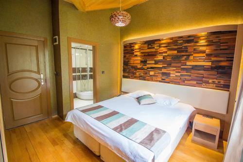 Ayderoom Hotelにあるベッド