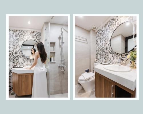 Bilik mandi di Margaery Apartment Tu Hoa Princess