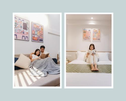 Ruang duduk di Margaery Apartment Tu Hoa Princess