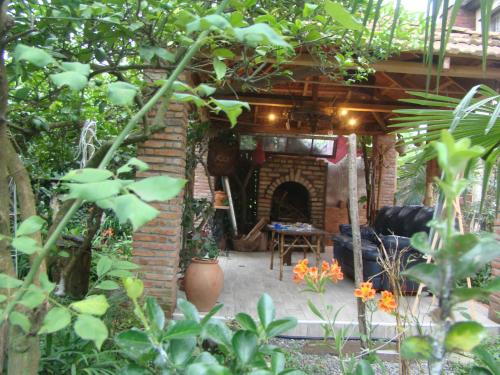 Zahrada ubytování Guest House Temuri