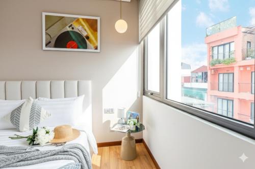 Katil atau katil-katil dalam bilik di Margaery Apartment Tu Hoa Princess