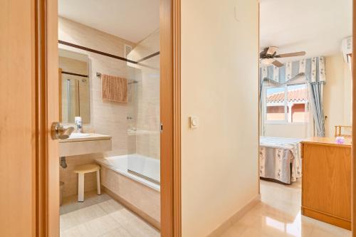 Koupelna v ubytování Ático en Torrox costa