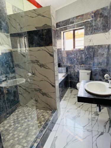 Ένα μπάνιο στο Ronda Guesthouse