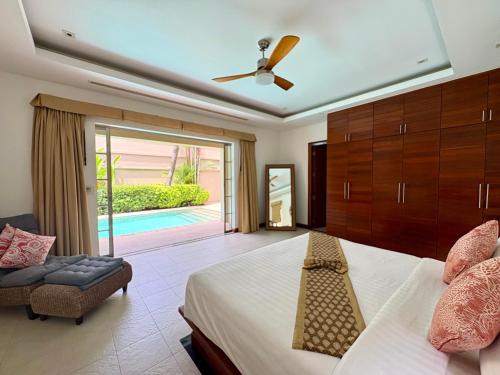Ένα ή περισσότερα κρεβάτια σε δωμάτιο στο The Residence Resort