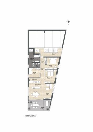 a floor plan of a building at Zweite Heimat in Lochau