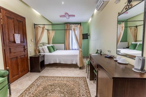 Postel nebo postele na pokoji v ubytování Guesthouse Iris