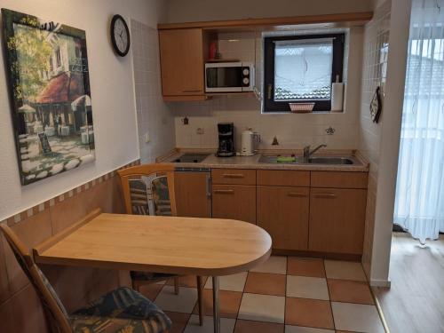 Η κουζίνα ή μικρή κουζίνα στο Appartement Karolina