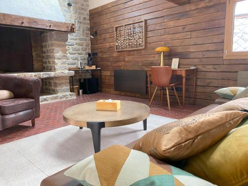 Гостиная зона в Auberge De L'abbaye