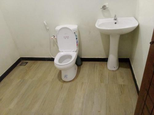 Koupelna v ubytování Dambulla Cashew Garden Villa