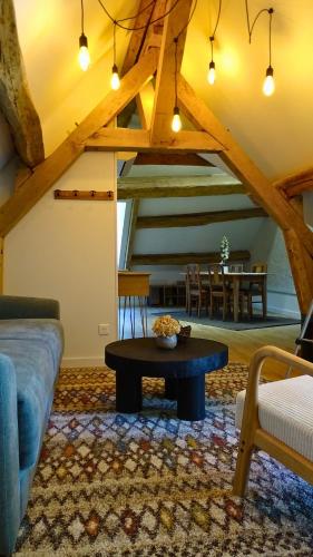 Χώρος καθιστικού στο Gîte de la Blinière Chambord & Beauval