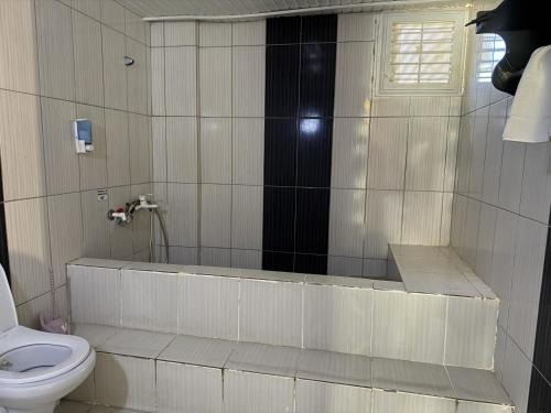 Koupelna v ubytování Reis Thermal Otel