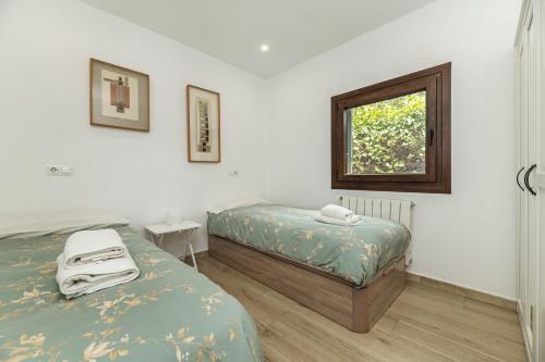 Ένα ή περισσότερα κρεβάτια σε δωμάτιο στο Casita El Acebo