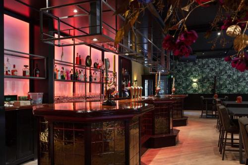 Lounge atau bar di Bospark Ede