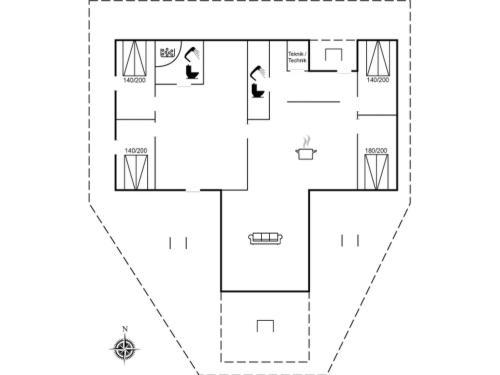 Κάτοψη του Holiday Home Arbnora - from the sea by Interhome