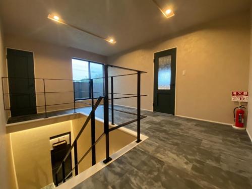 an empty room with a basketball hoop in a building at HIRARI Mizubenomori - Vacation STAY 08869v in Chikugo