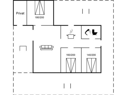 Půdorys ubytování Holiday Home Ellie - 500m from the sea by Interhome