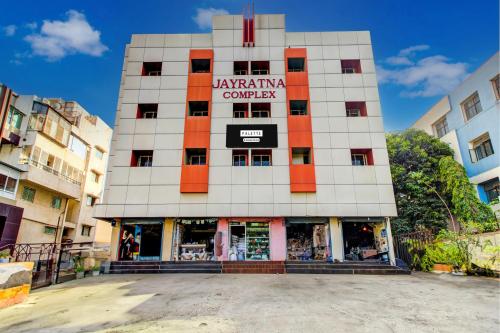 a building with a sign that reads hyundai center at Palette Hotel Pune, MIDC Chinchwad in Chinchiwad