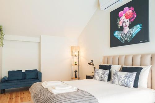 Luxury Style 3 with AC Downtown Porto near Metro