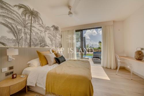 Katil atau katil-katil dalam bilik di Villa Metal House, Contemporary & Peaceful