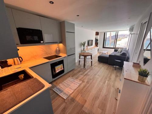 Χώρος καθιστικού στο Luxury Ocean View Patalavaca Apartment