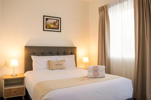 Katil atau katil-katil dalam bilik di Hotel Inkalma Colonial