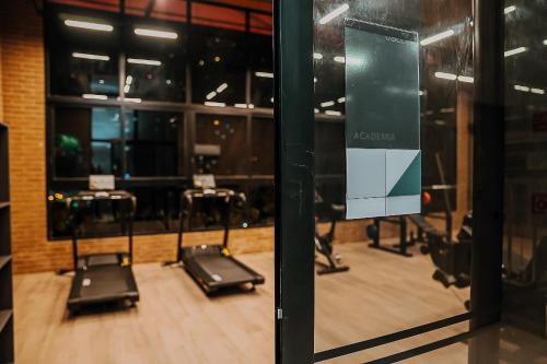 Fitness centrum a/nebo fitness zařízení v ubytování Voll29 by Hosppedar